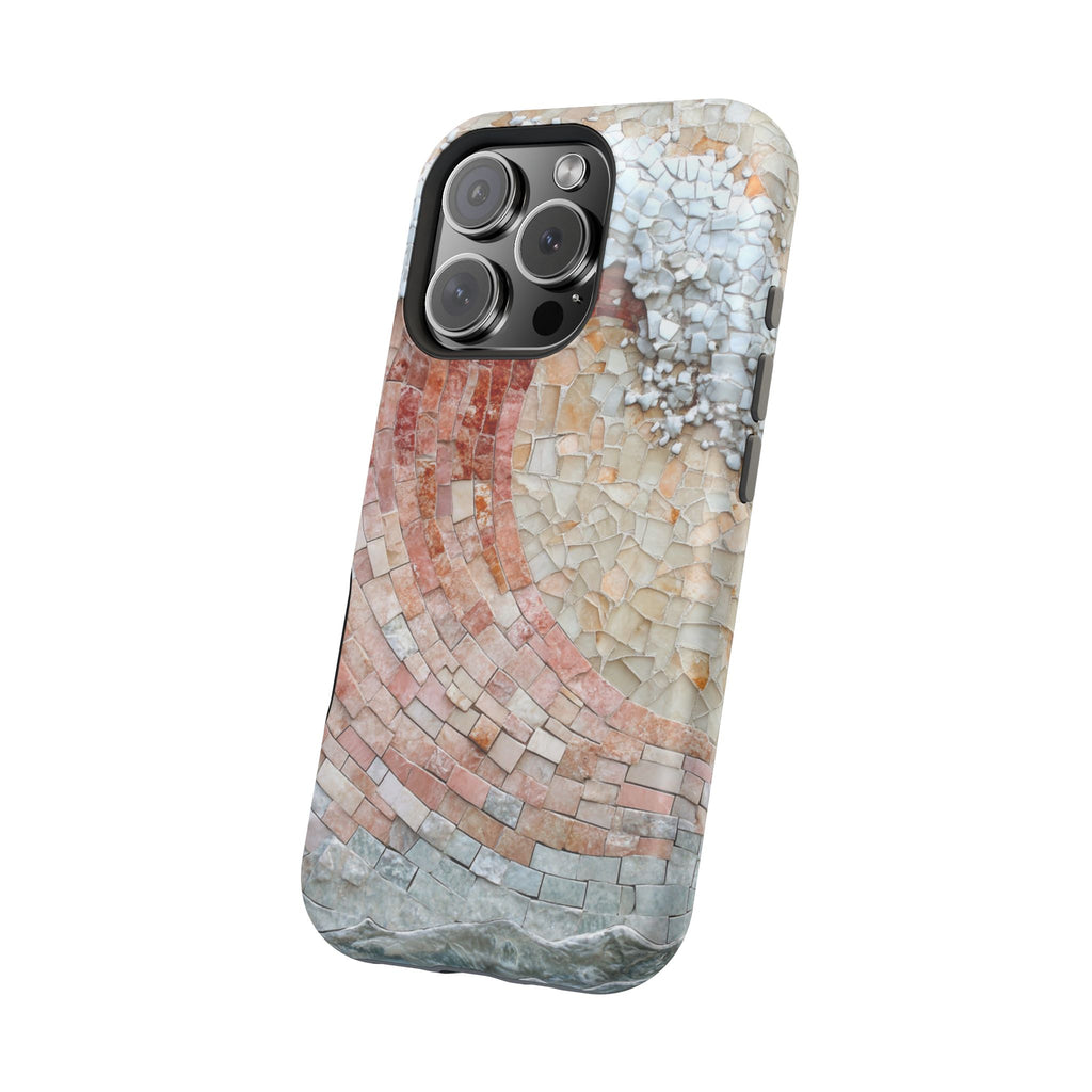 Artistic Red Wave Magnetic Impact Phone Case