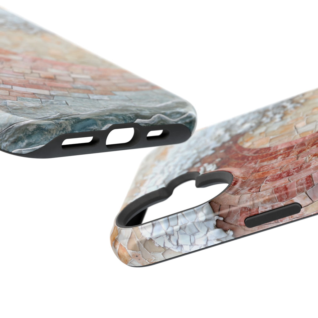 Artistic Red Wave Magnetic Impact Phone Case