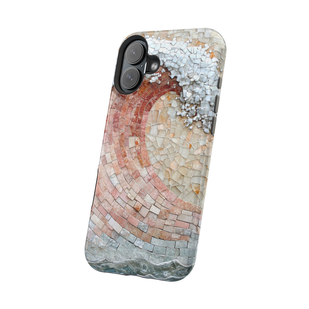 Artistic Red Wave Magnetic Impact Phone Case