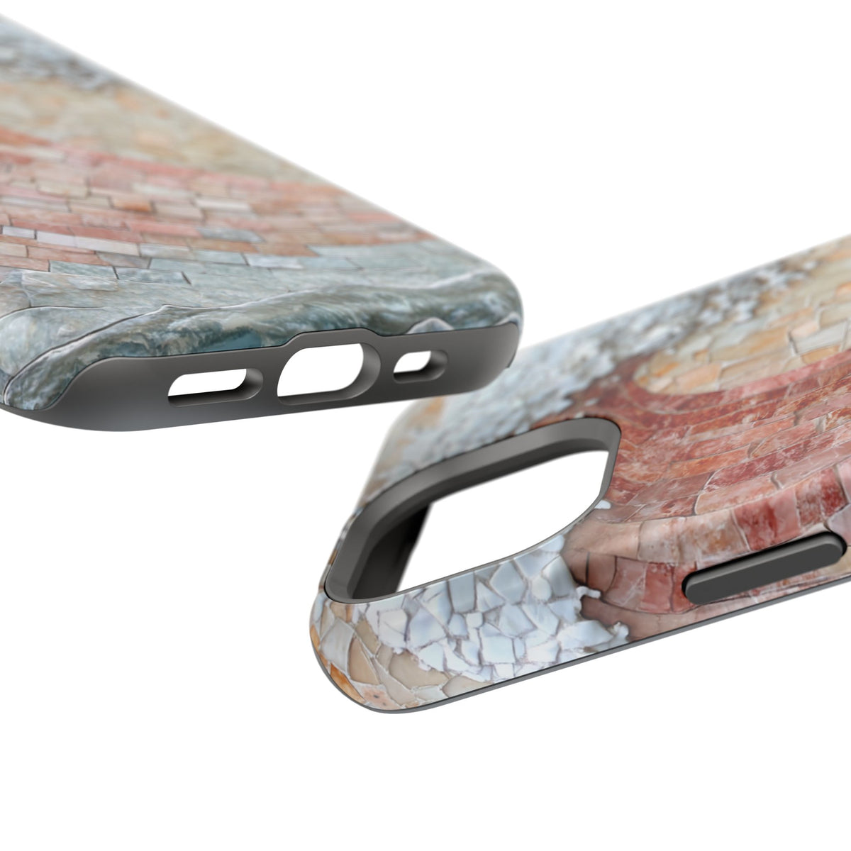 Artistic Red Wave Magnetic Impact Phone Case