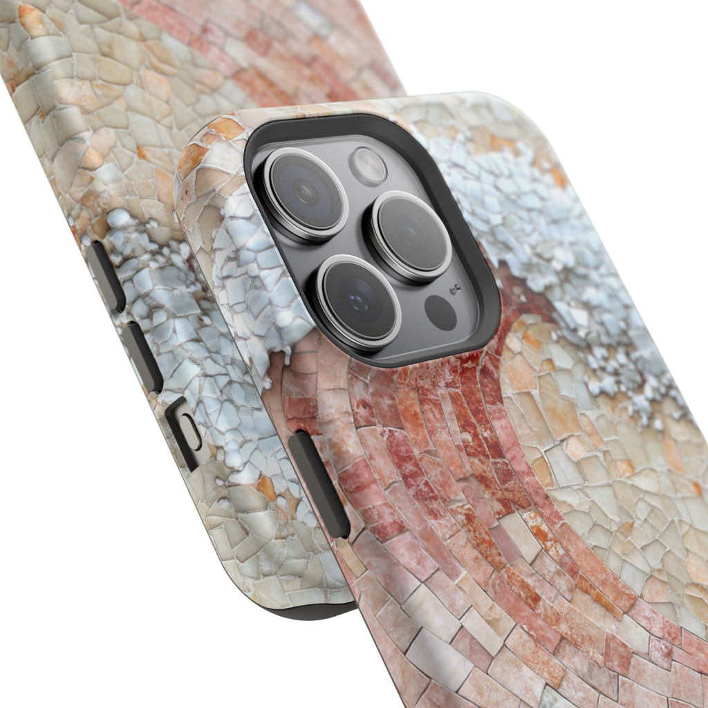 Artistic Red Wave Magnetic Impact Phone Case