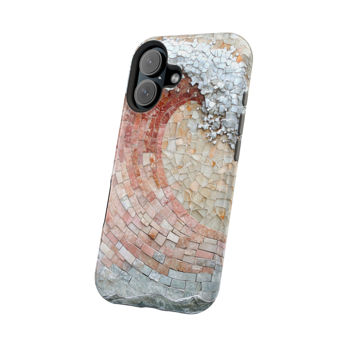 Artistic Red Wave Magnetic Impact Phone Case
