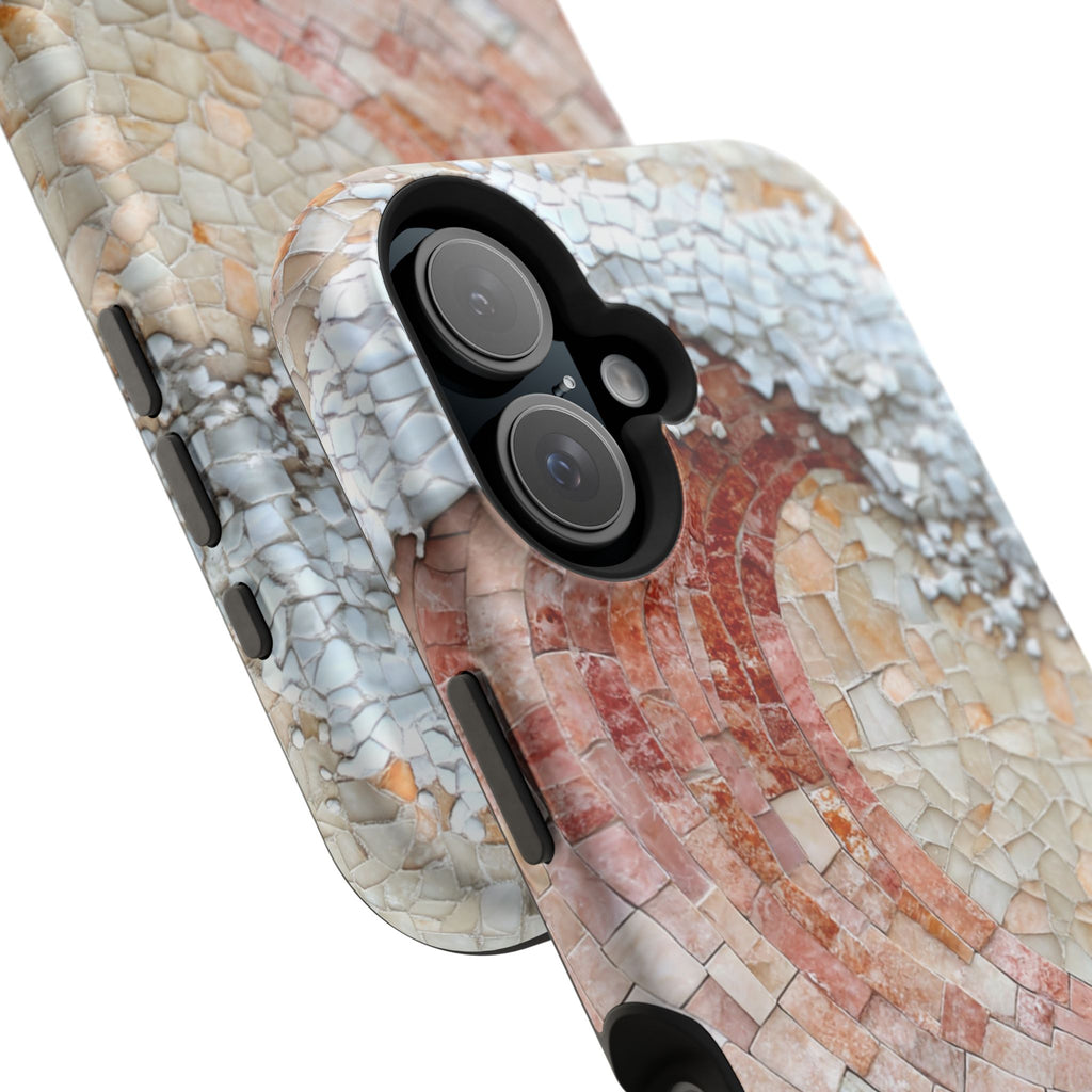 Artistic Red Wave Magnetic Impact Phone Case